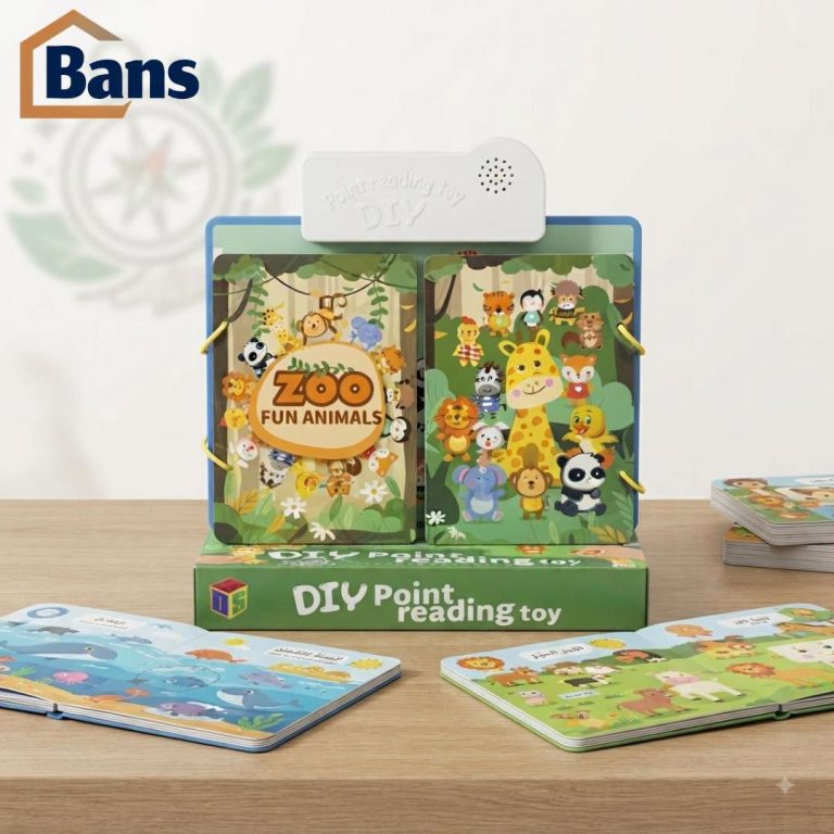 كتاب الحيوانات التعليمي التفاعلي الناطق للأطفال – Zoo Fun Animals