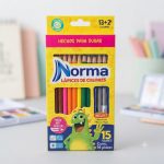 ألوان خشب Norma – 15 لونًا (13 + لونين إضافيين)