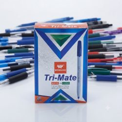 علبة أقلام Tri-Mate من WENHANG تحتوي على 50 قلمًا