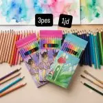 3 باكتيتات الوان خشب ب دينار فقط