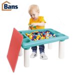Multi-purpose building block table for children – 300 pieces