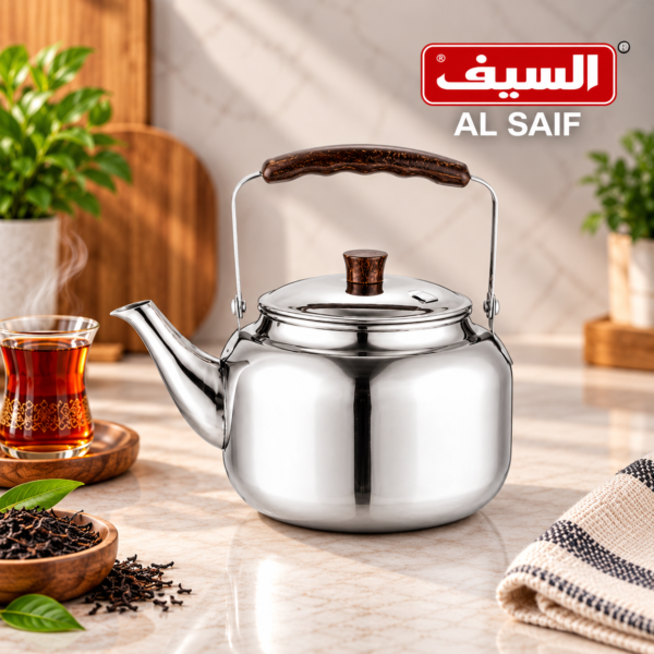 Al Saif Stainless Steel Tea Kettle